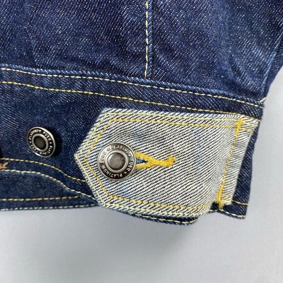 FUBU Platinum Fat Albert Trucket Denim Jacket Men’s XL Y2K vintage - Picture 10 of 11